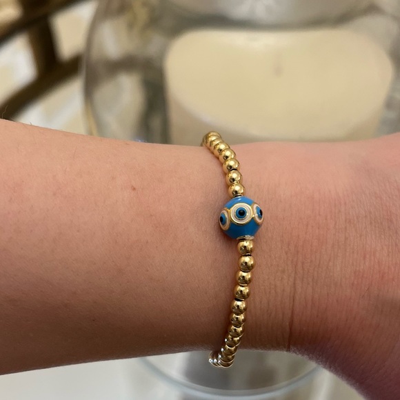 Evil Eye Elastic Bracelet - Picture 2 of 2